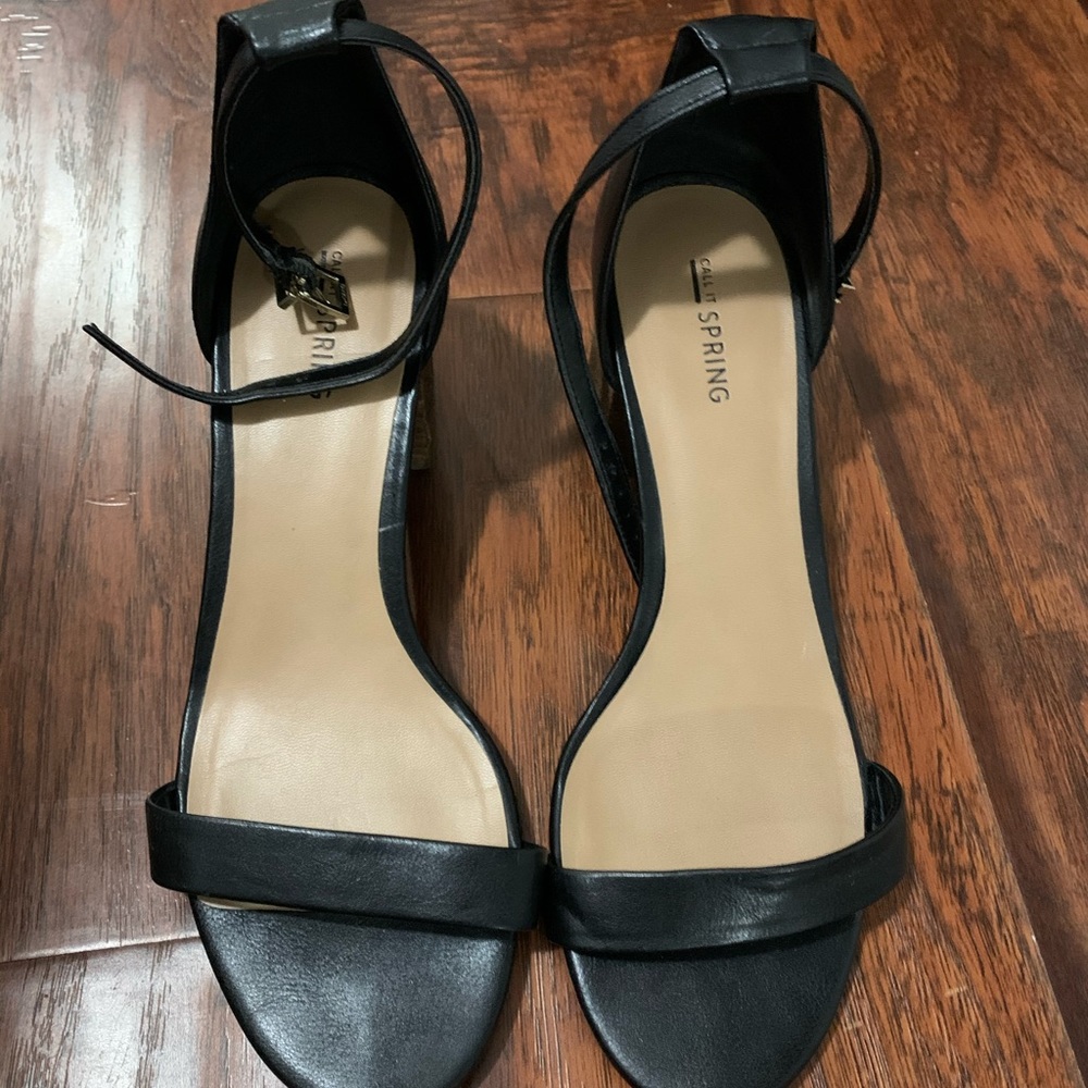 Call it Spring Ankle Strap Heel